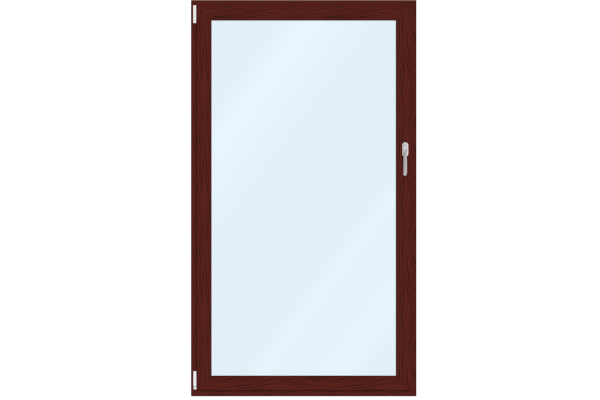 Vinyl French-door mahagony