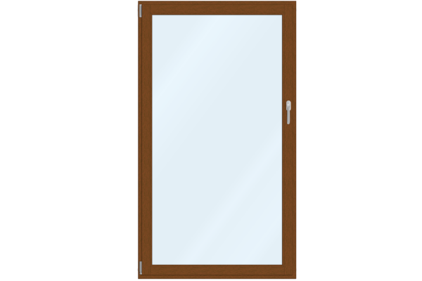 Wooden French-door oak