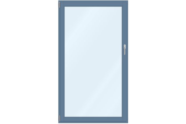 Alu-clad wooden French-door pigeon blue