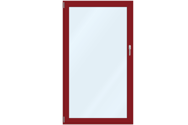 Aluminum French-door ruby red