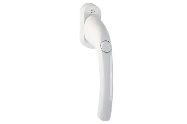 Push button handle white