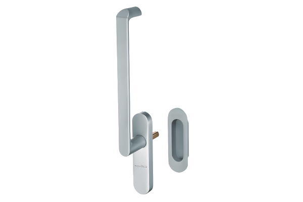 Standard handle white aluminum