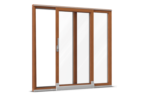 Alu-clad wood tilt-and-slide door eucalyptus