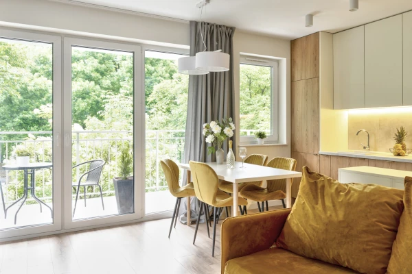 Vinyl French doors