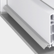 Aluminum rain rail