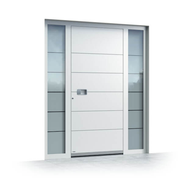 Aluminum entry door modern