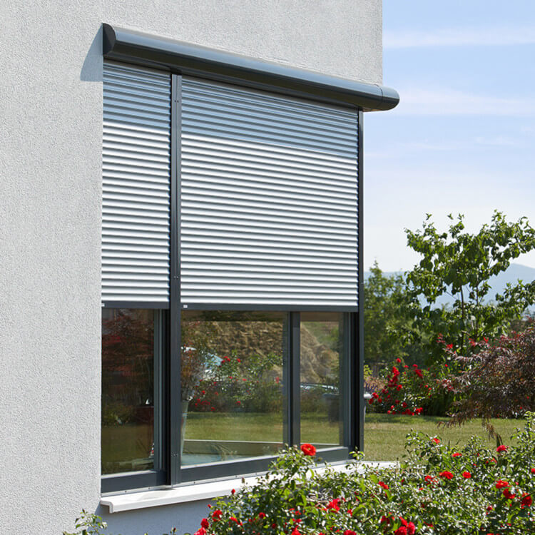 Front Mounted Roller Shutters - Motorised, Remote Control and Manual Options