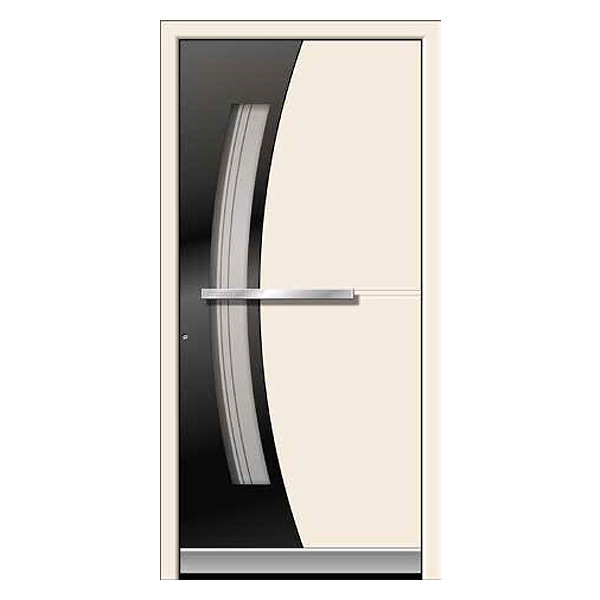 Aluminum Entry Doors In Beautiful Modern Designs Neuffer Modern Two Tone Design Front Door Aluminum